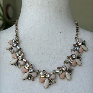 J. Crew rhinestone statement necklace